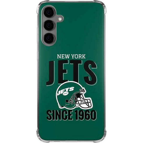 NFL New York Jets Helmet Galaxy S24 Plus Clear Case
